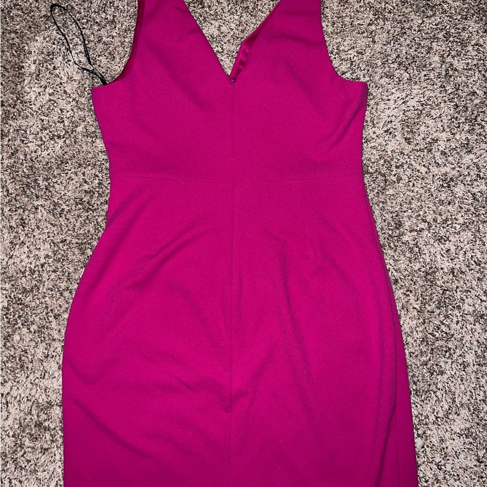 Guess Fuchsia Backless Dress